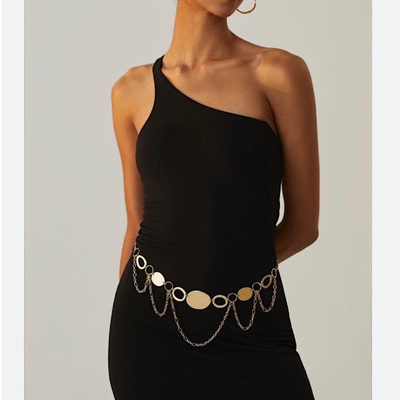 Anthropologie Accessories - ANTHROPOLOGIE Circle Detail Body Chain